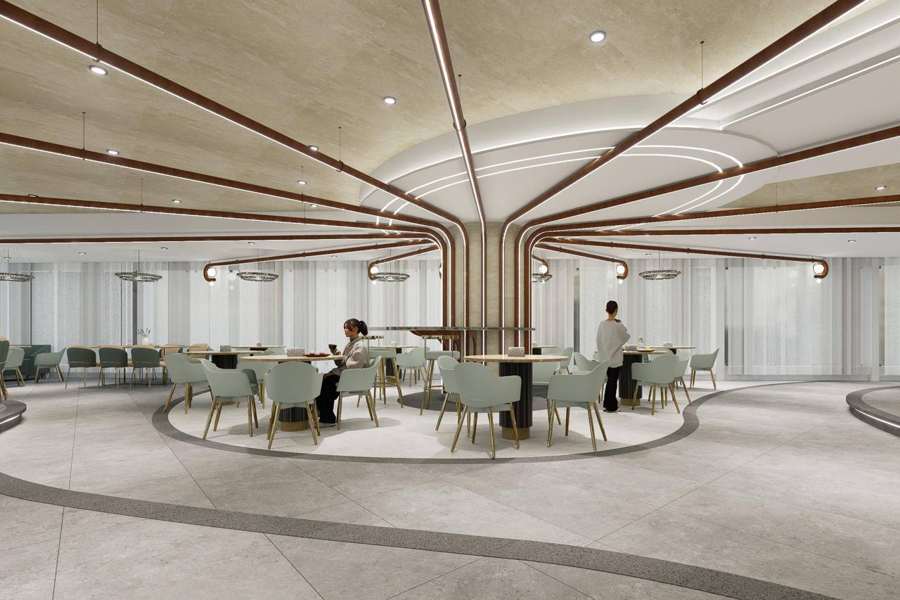 The Edge dining hall
